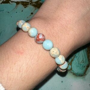 8mm Handmade beaded bracelet!